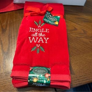 Christmas decorative towel